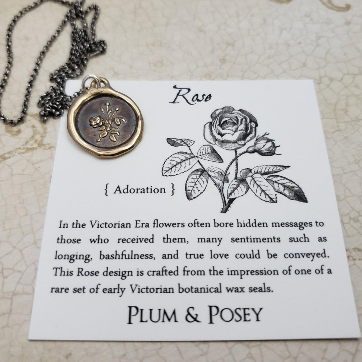 Rose - Adoration and true love in bronze