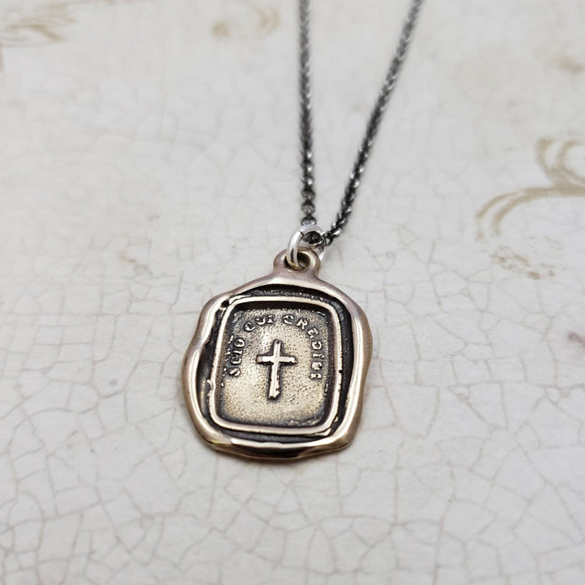 Christian Pendant - Christian in Bronze