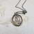 Hope and Faith - Lady of the Sea and anchor necklace in Bronze