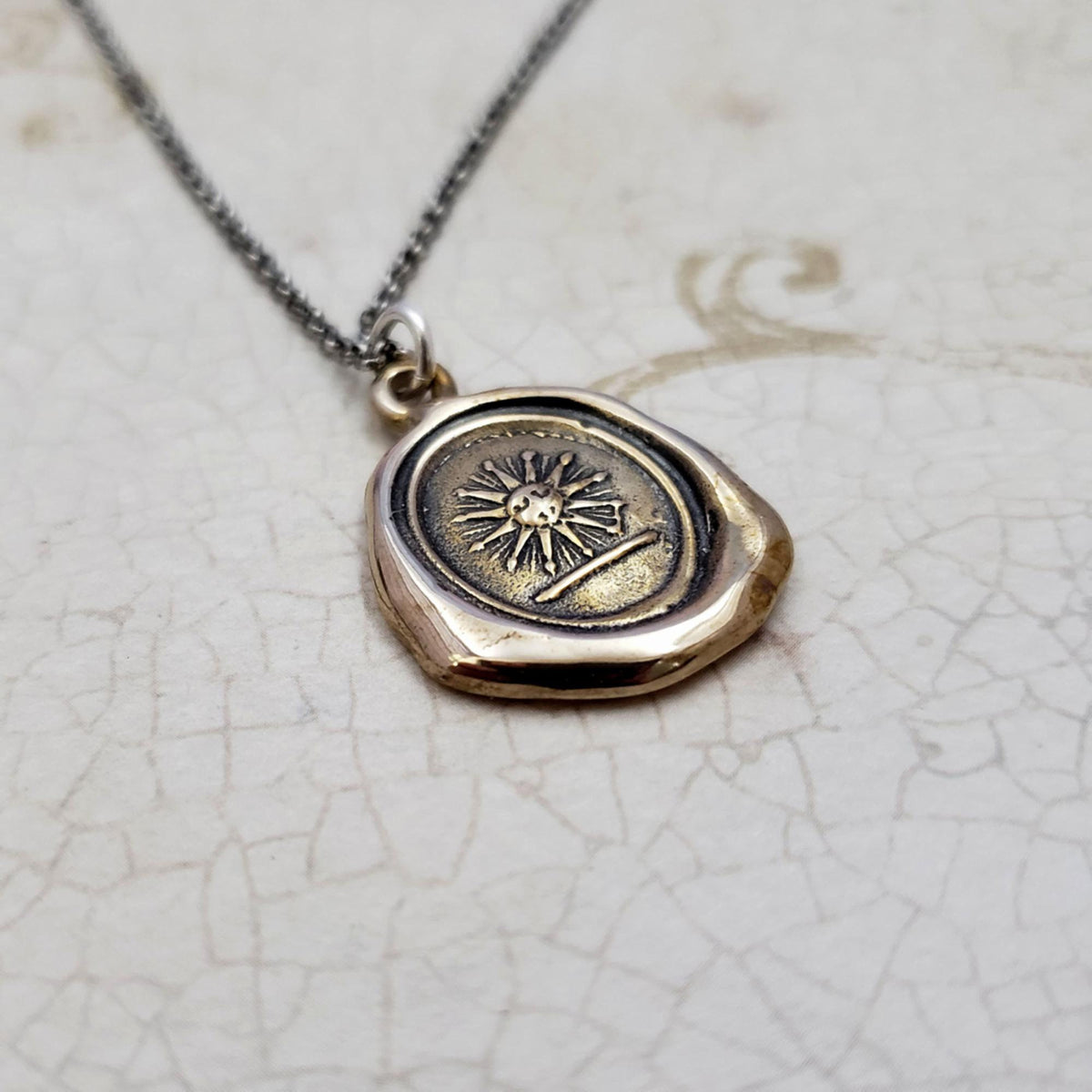 Sun - Glory and Splendor Necklace in Bronze