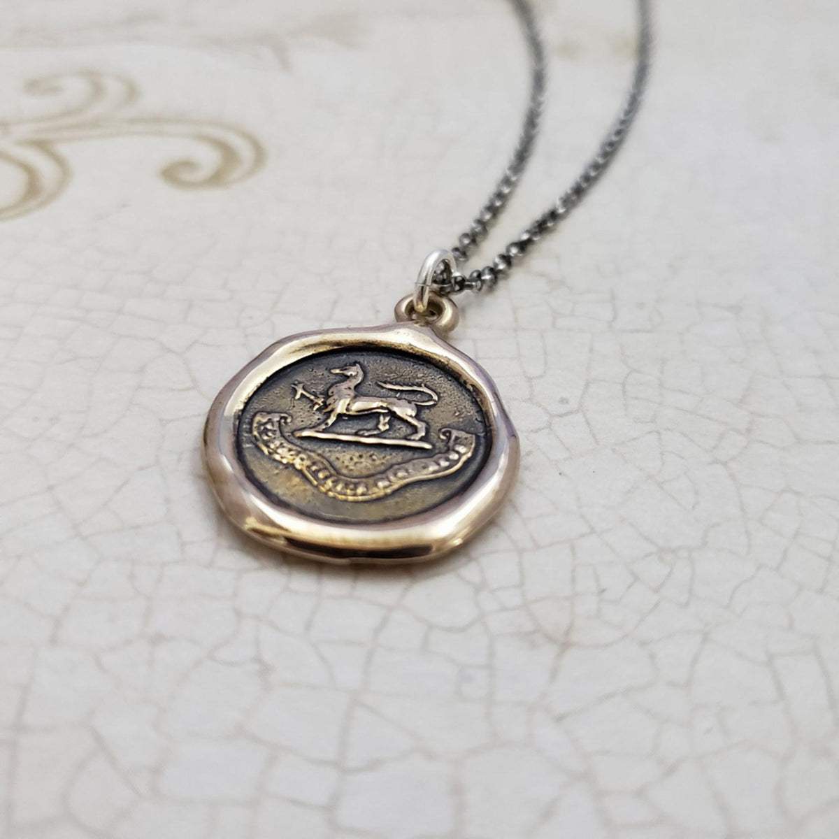 Gryphon - God is my tower of strength in Bronze