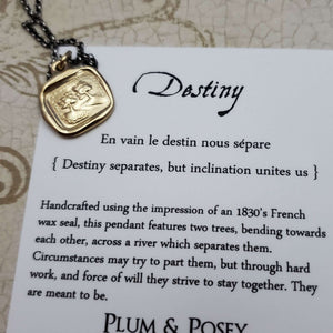 You are my Destiny Necklace in Gold Vermeil