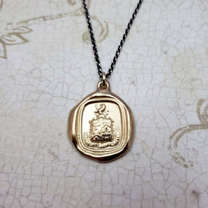 Good and beautiful enough - Self Acceptance Lion in Gold Vermeil