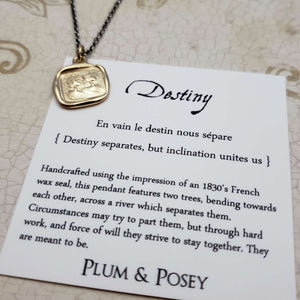 You are my Destiny Necklace in Gold Vermeil