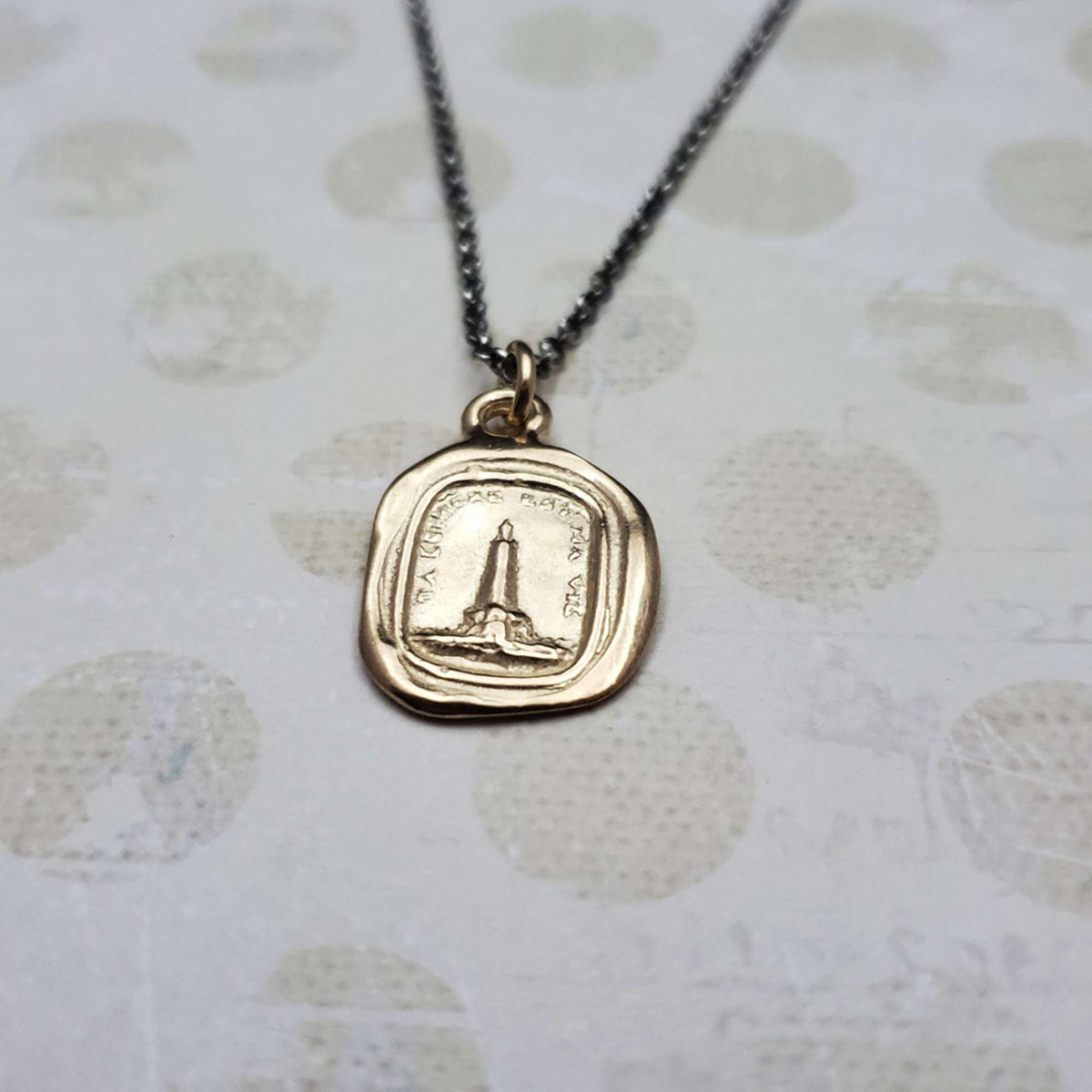 Haven Lighthouse in Gold Vermeil