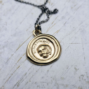 Skull - Memento Mori in gold vermeil