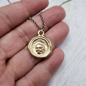 Skull - Memento Mori in gold vermeil