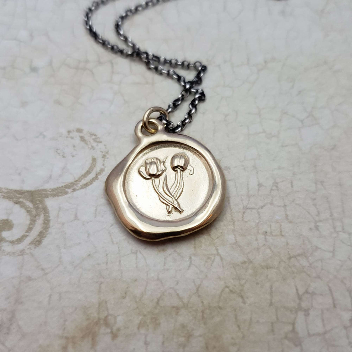 Tulip - Fame, Recognition, Achievement in Gold Vermeil