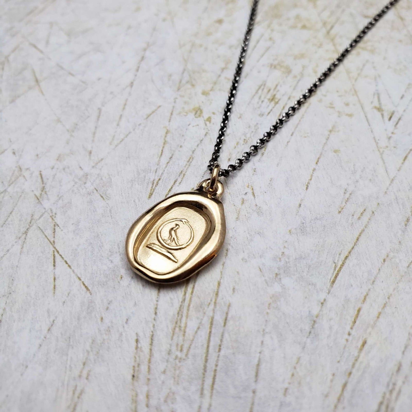 Swallow and Serpent - Eternal Loyalty in Gold Vermeil