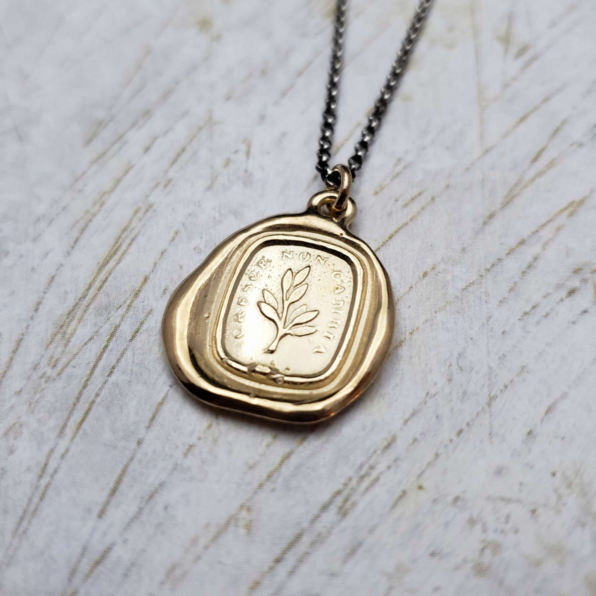 Tree - Grow, don&#39;t change in Gold Vermeil