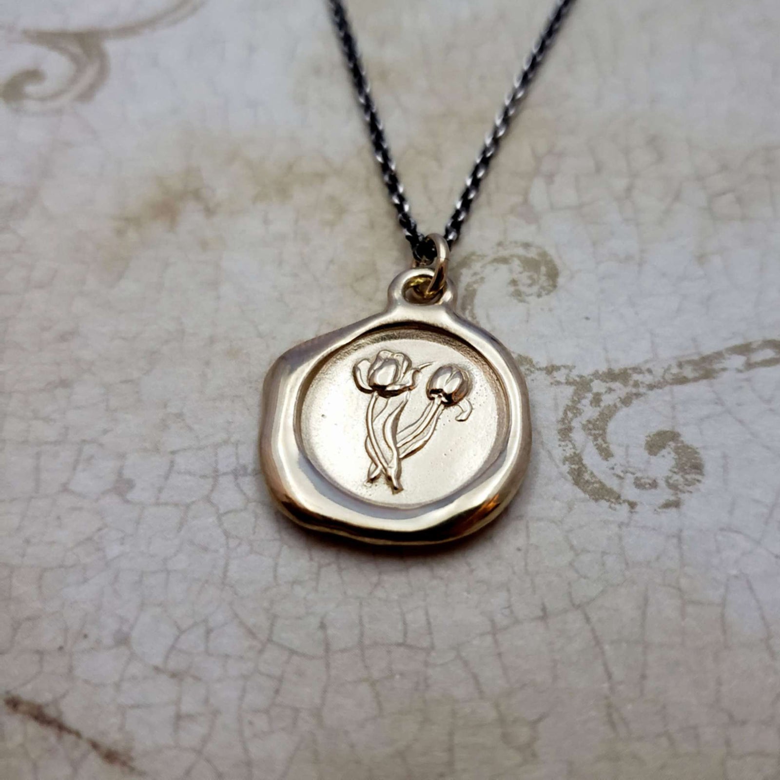 Tulip - Fame, Recognition, Achievement in Gold Vermeil