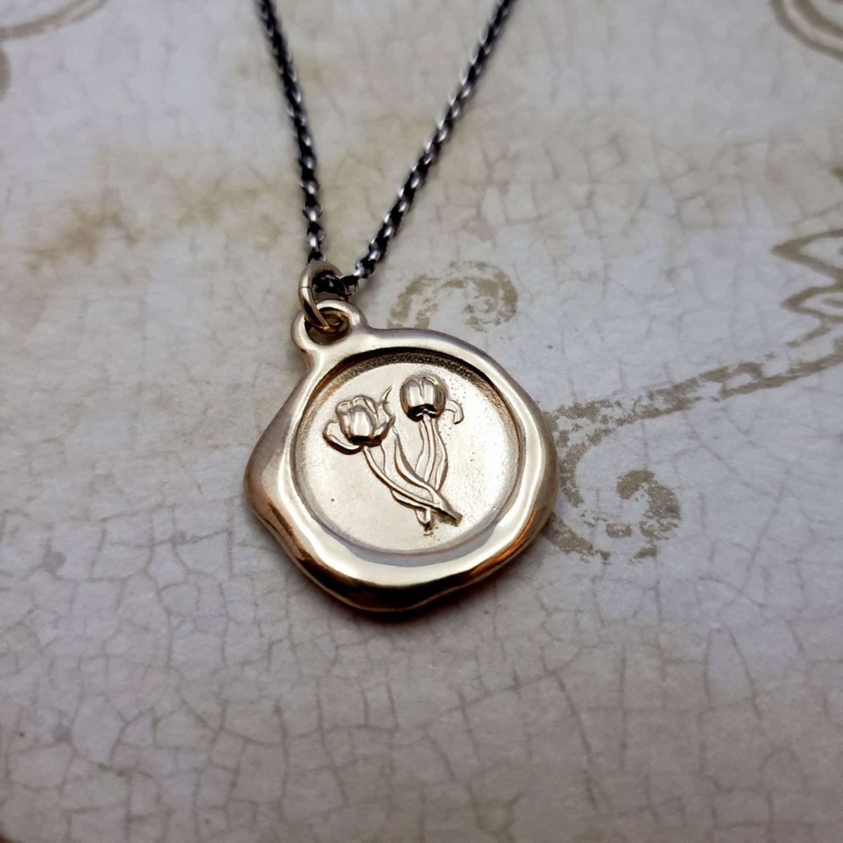 Tulip - Fame, Recognition, Achievement in Gold Vermeil