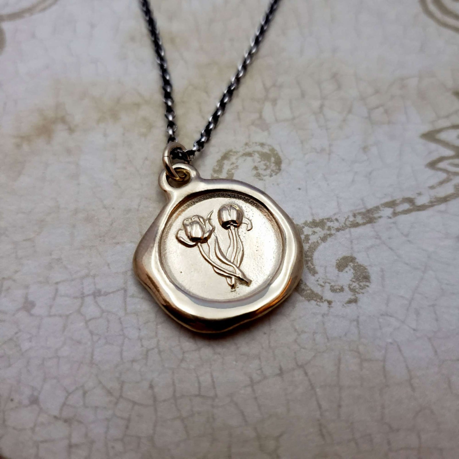 Tulip - Fame, Recognition, Achievement in Gold Vermeil