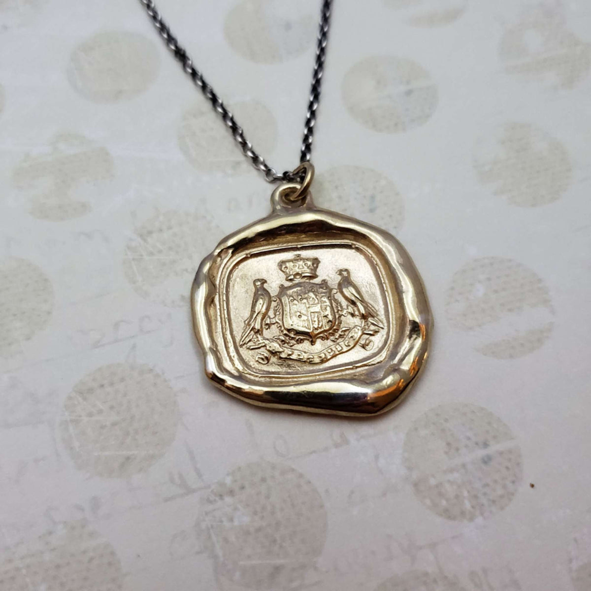 Hawks Crest - Bloom Forth in Gold Vermeil