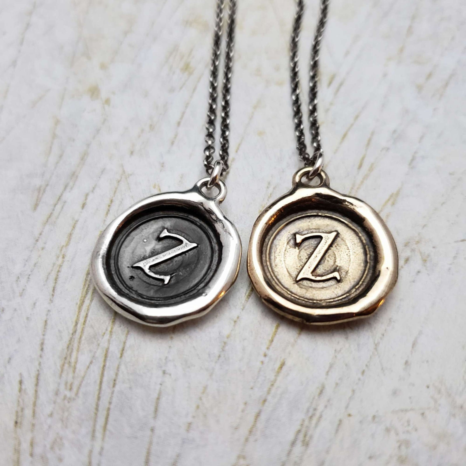 Letter Z in Bronze