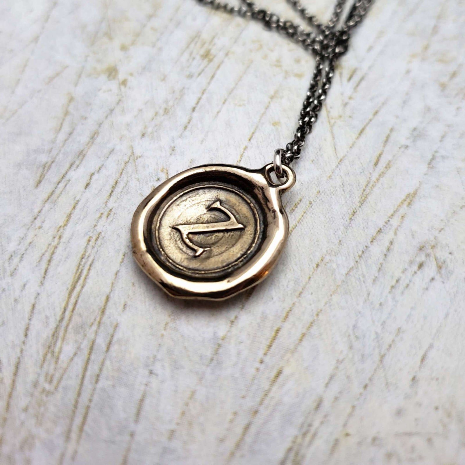 Letter Z in Bronze