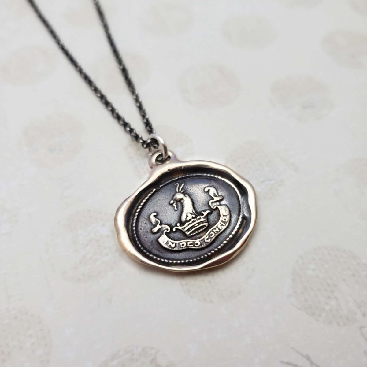 In God I Trust - In Deo Confide in bronze