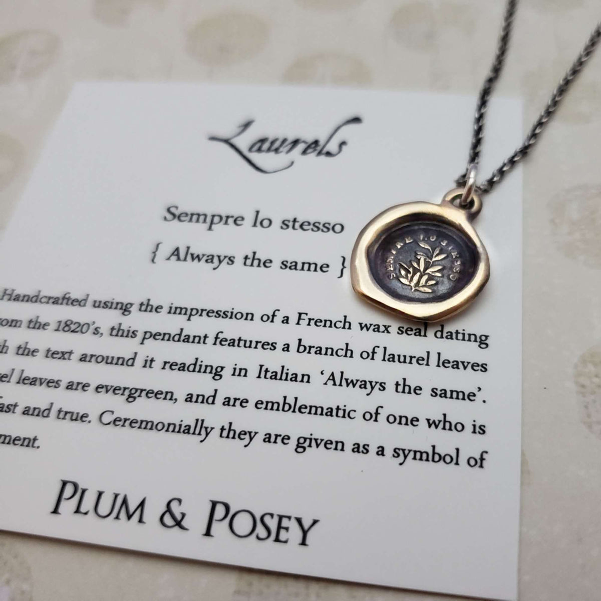 Laurel Leaf Evergreen - Always the Same in bronze