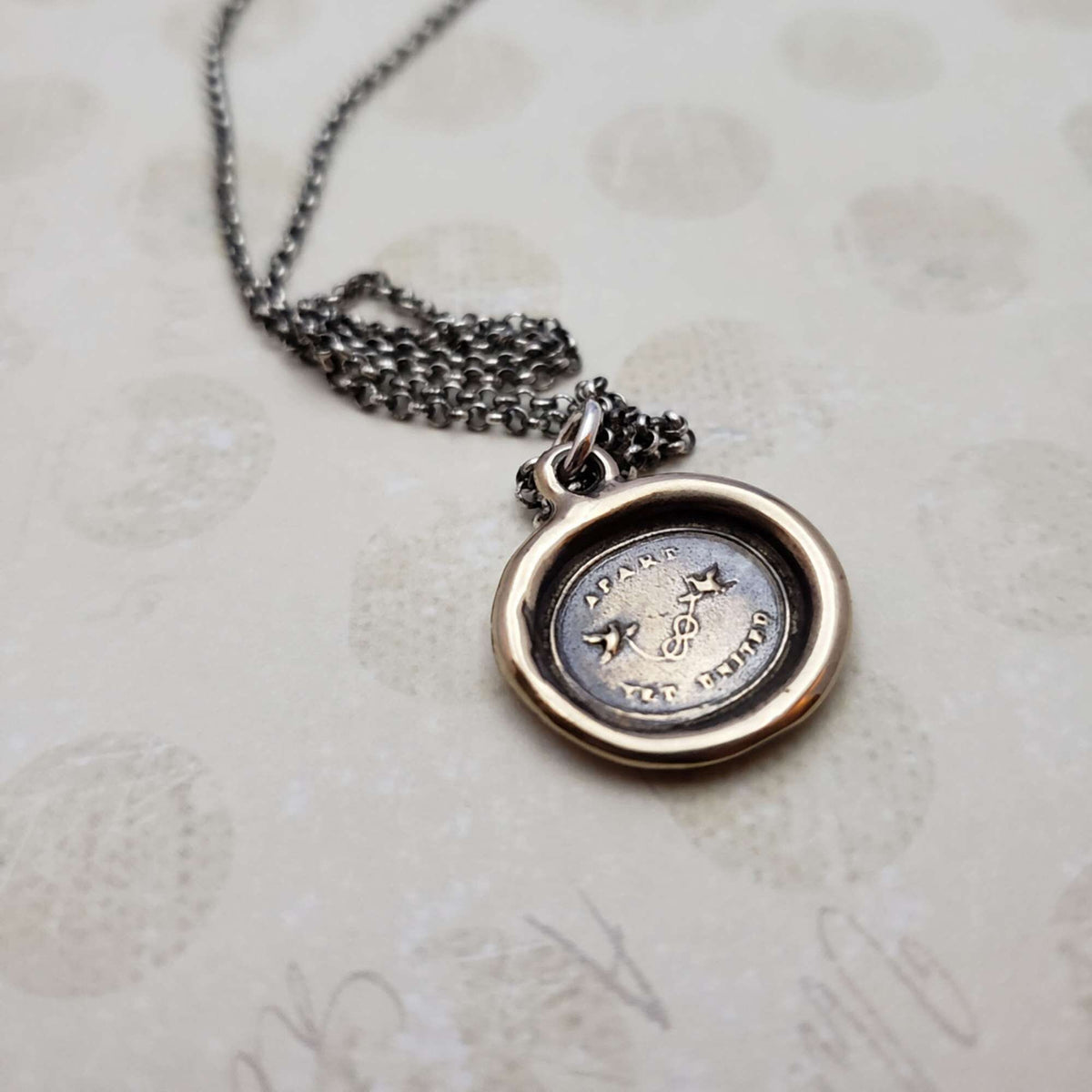 Two Doves - Apart Yet United in bronze