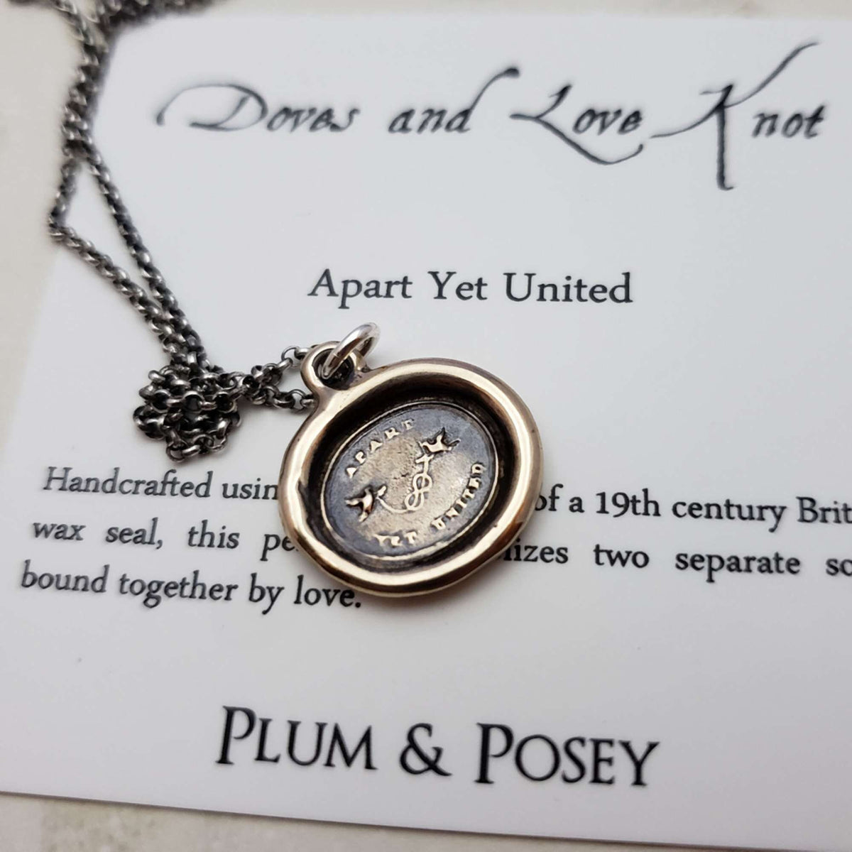 Two Doves - Apart Yet United in bronze