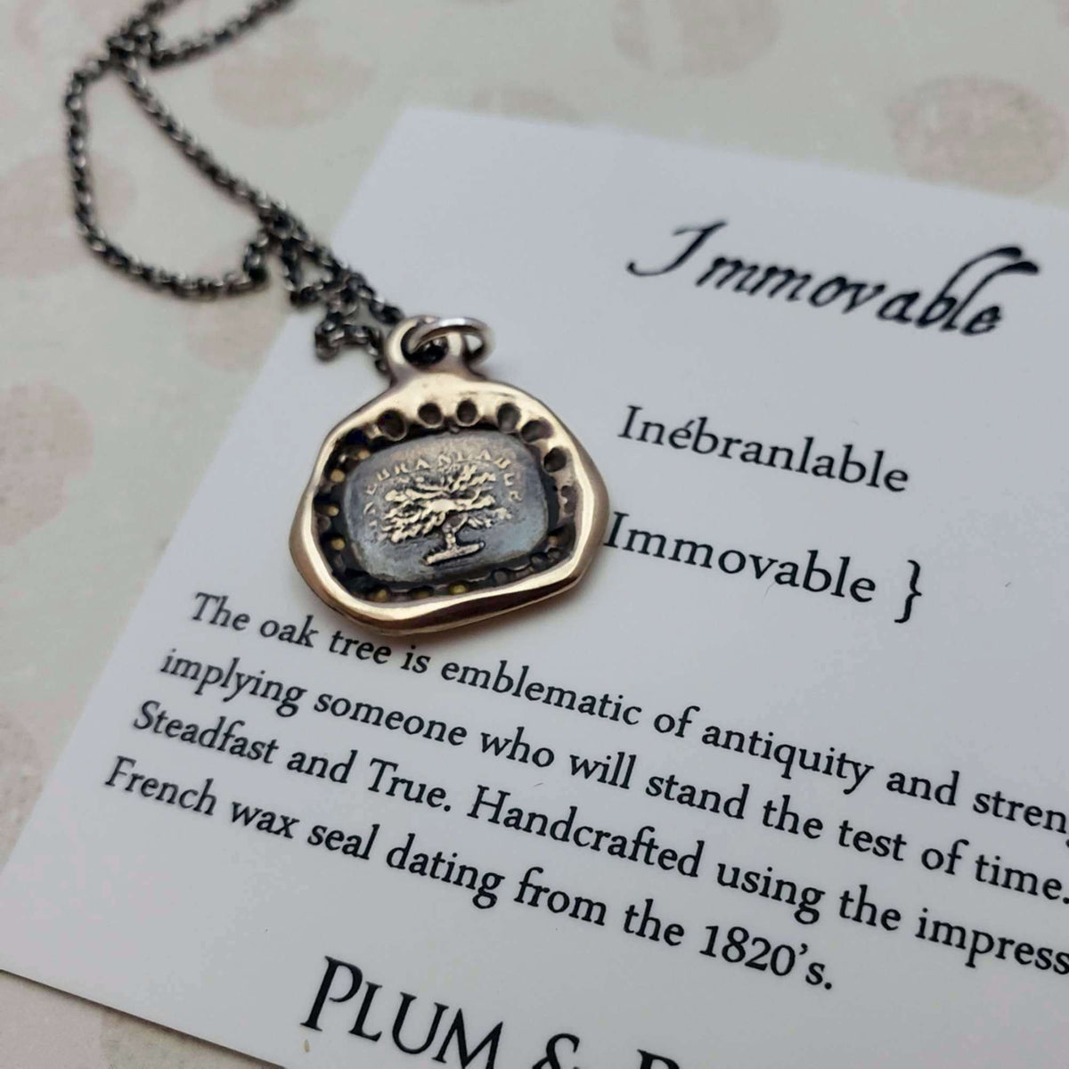 Oak Tree - Immovable in bronze