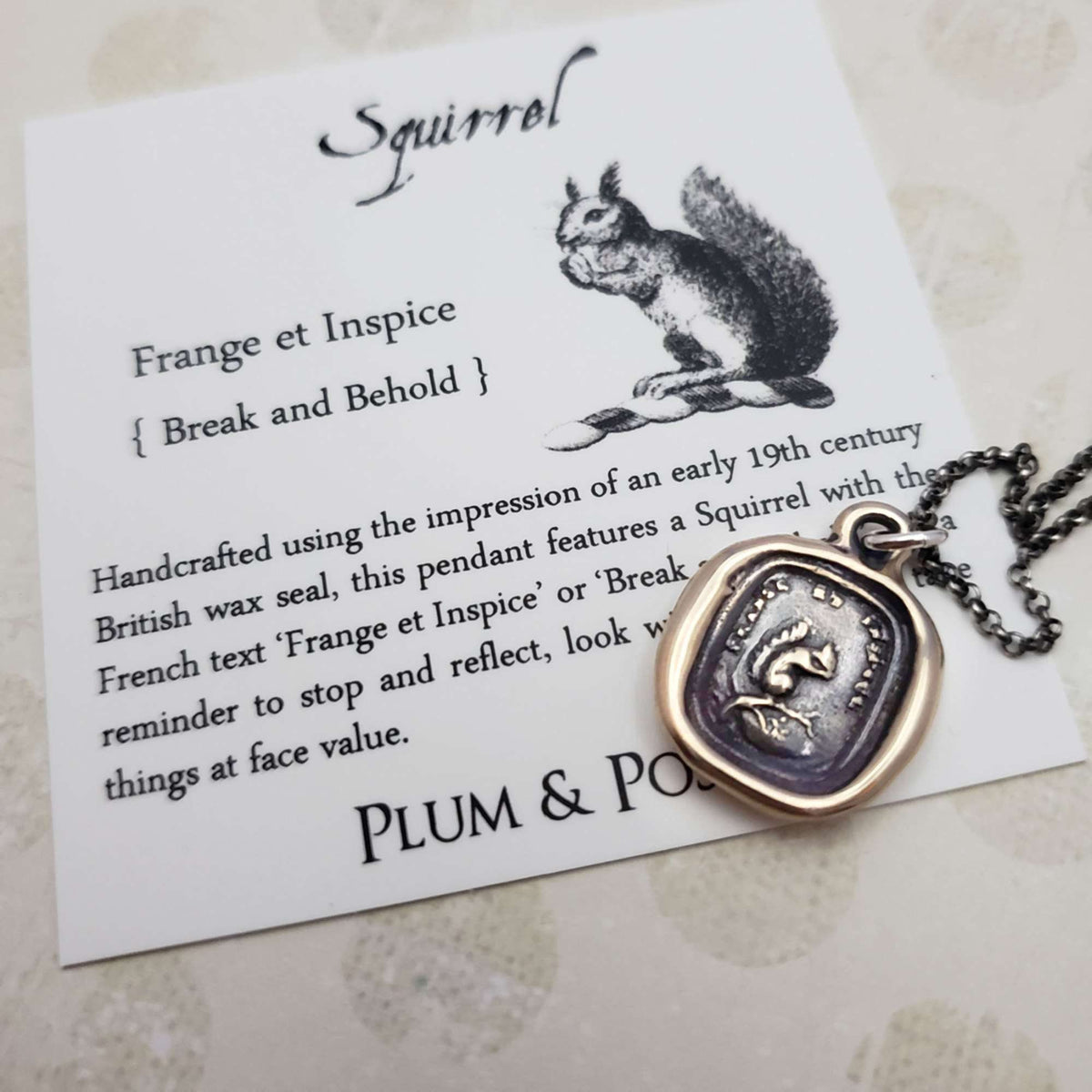 Squirrel - Break and Behold in bronze