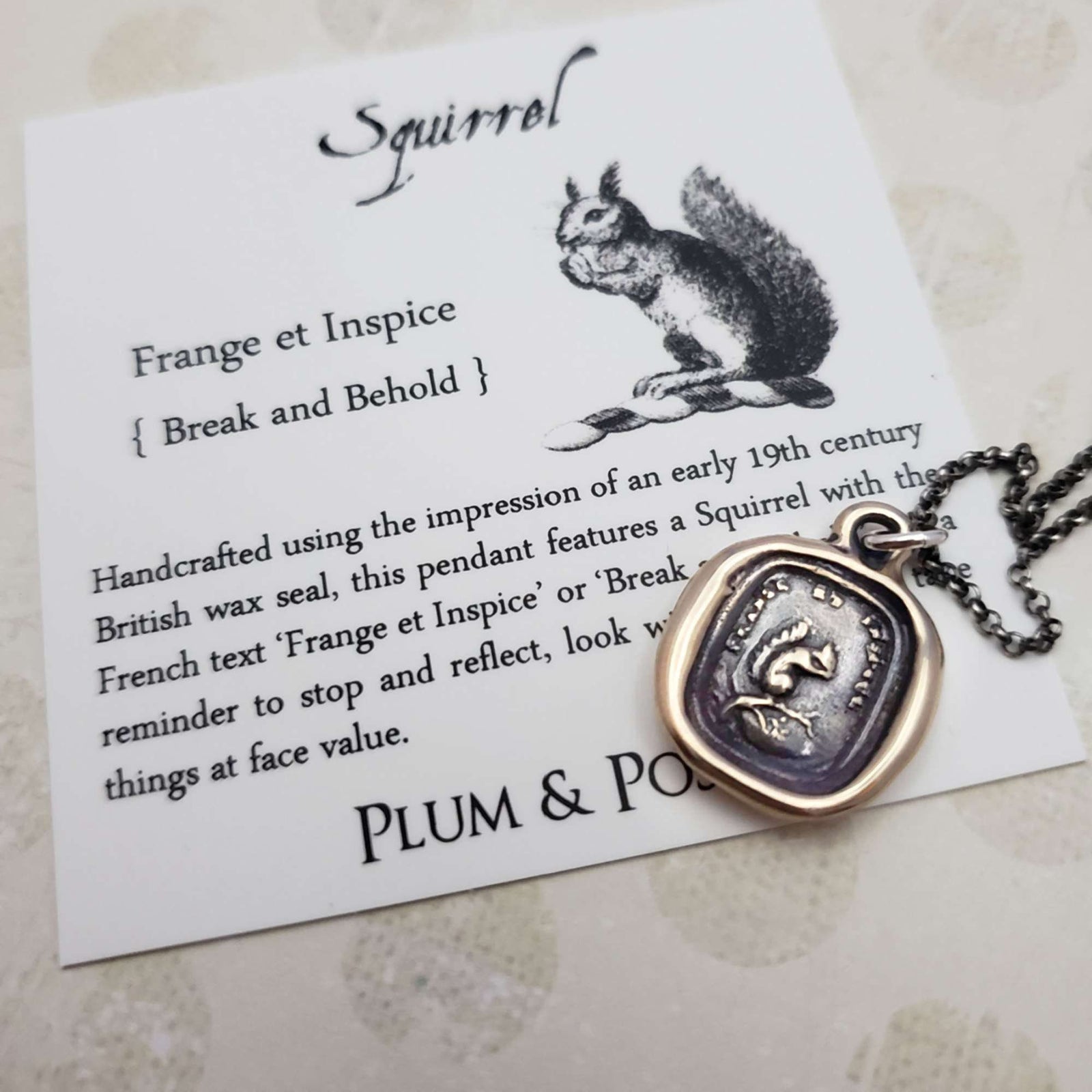 Squirrel - Break and Behold in bronze