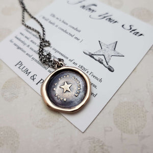 Star - Follow Your Star in bronze