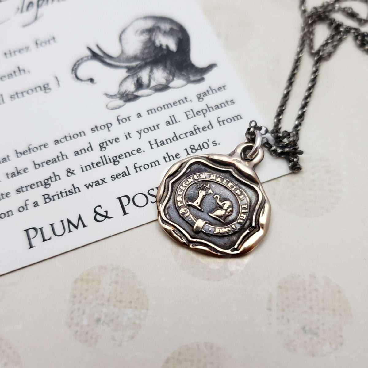 Elephant - Take Breath, Pull Strong in bronze