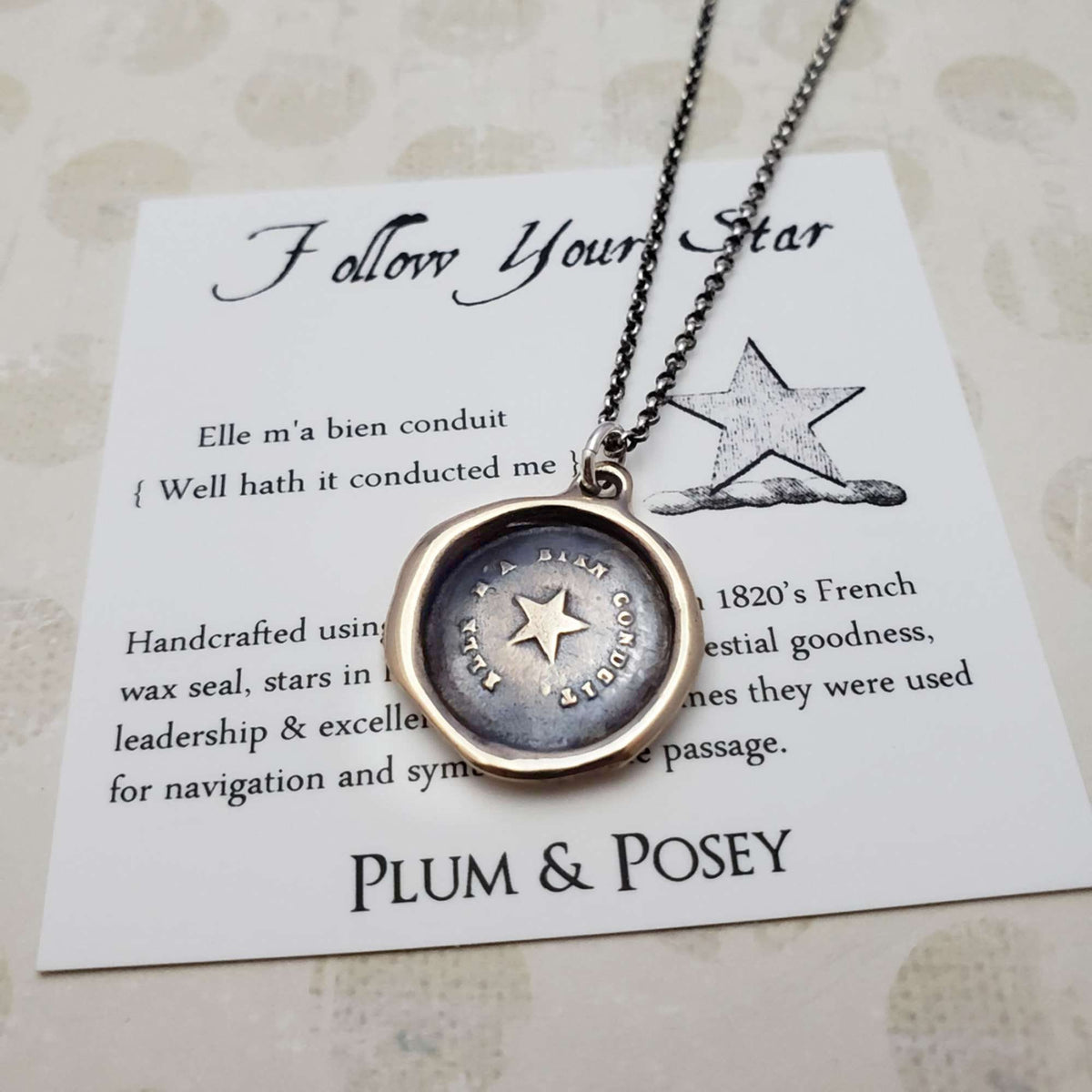 Star - Follow Your Star in bronze