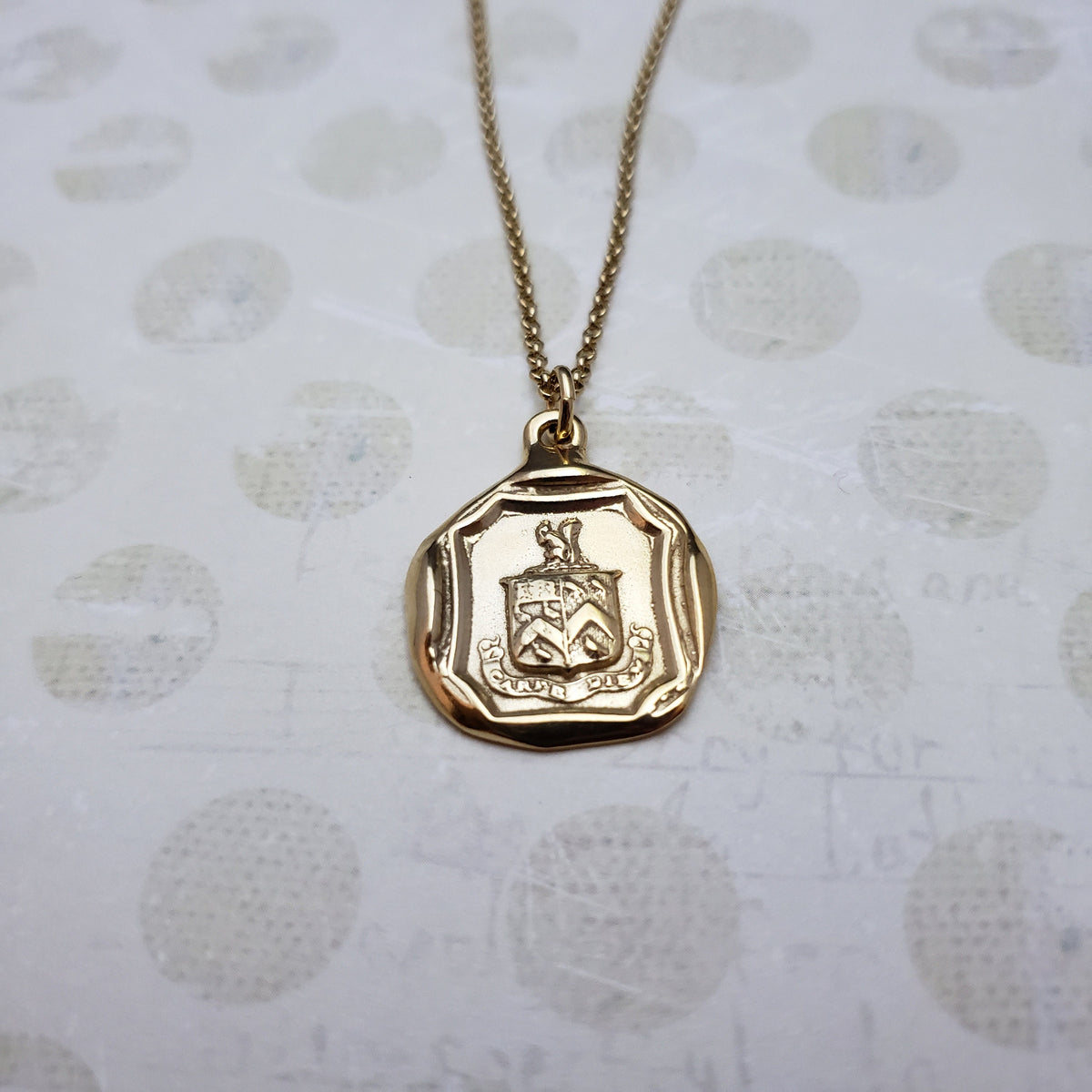 Carpe Diem - Squirrel and Owls &#39;Seize the Day&#39; in Gold Vermeil