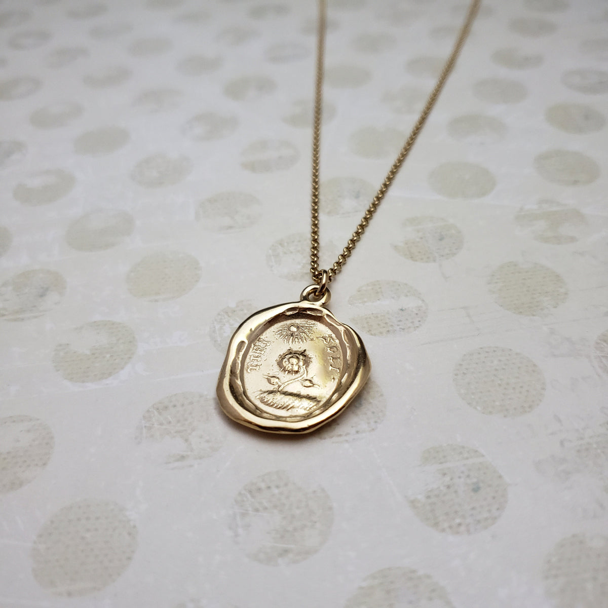 Golden Sunflower  - Everything for You in Gold Vermeil