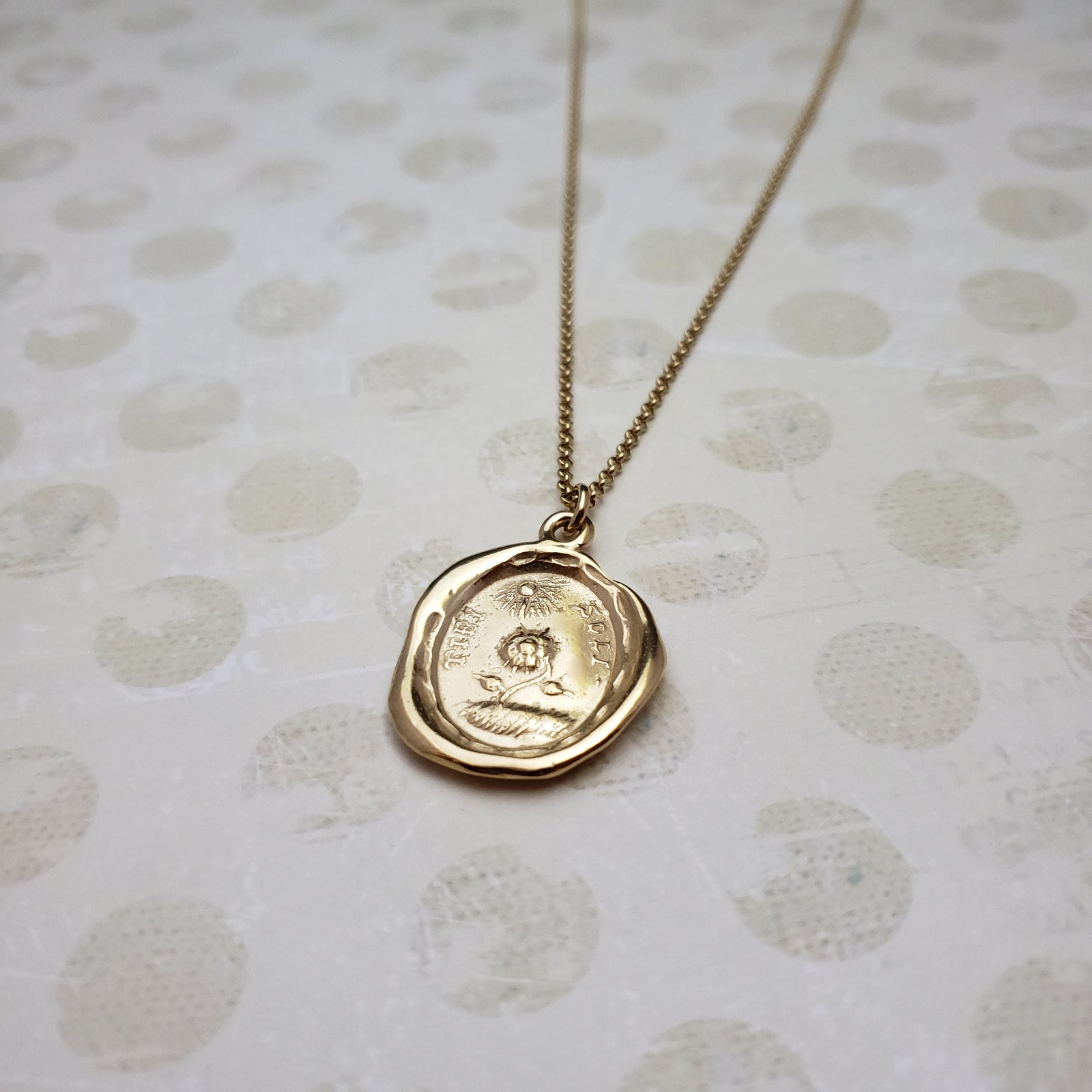 Golden Sunflower  - Everything for You in Gold Vermeil