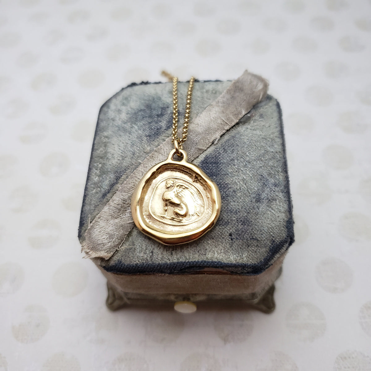 Sphinx - Mystery &amp; Enigma in Gold Vermeil