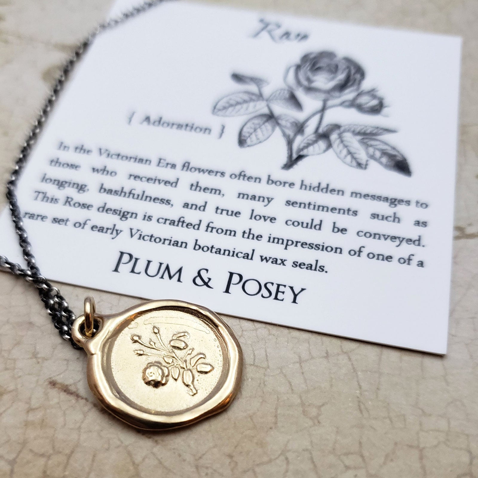 Rose - Adoration and Love in Gold Vermeil