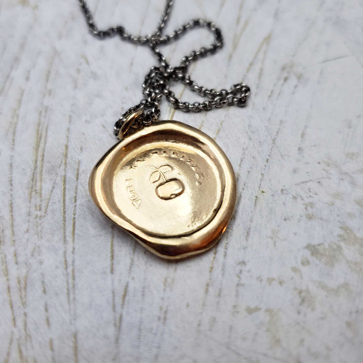 You Deserve It - Golden Apple in Gold Vermeil