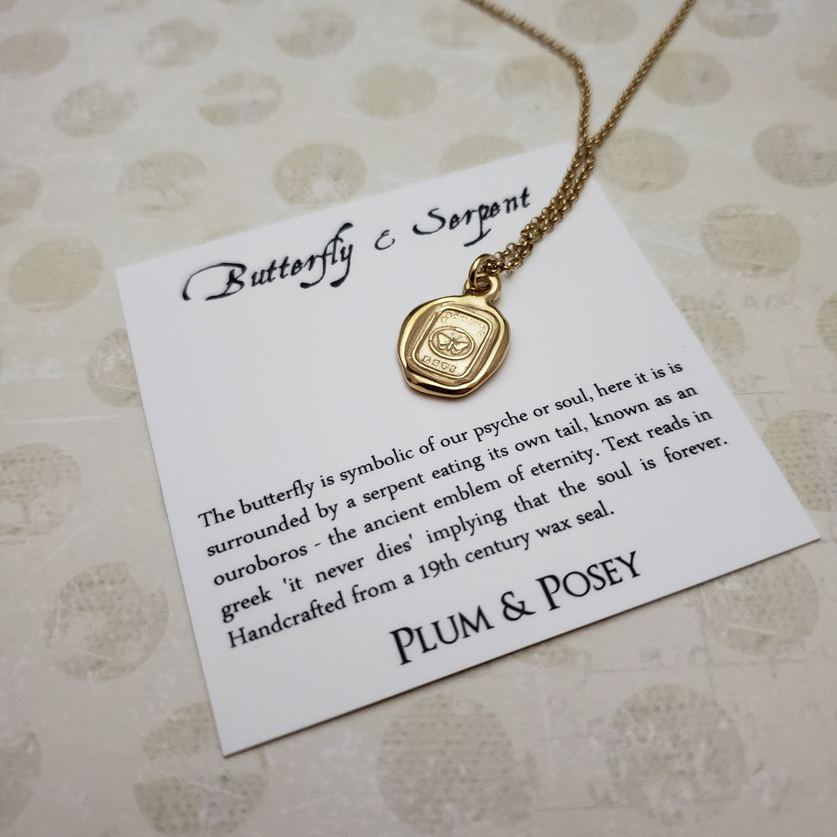Butterfly &amp; Serpent - Forever in Gold Vermeil