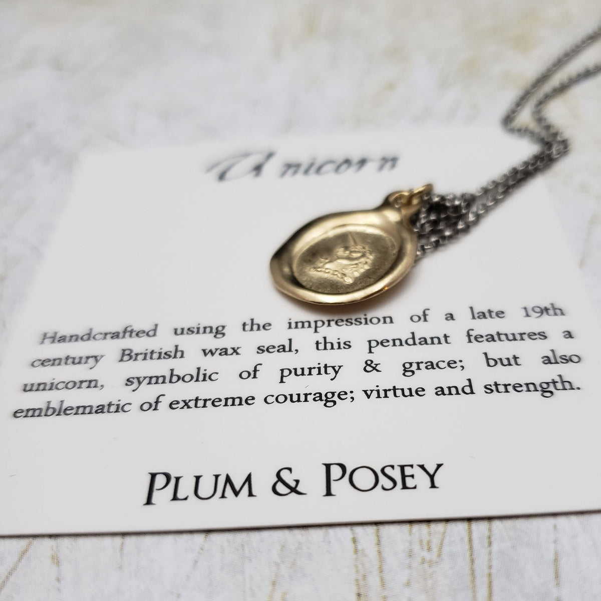 Unicorn in Gold Vermeil