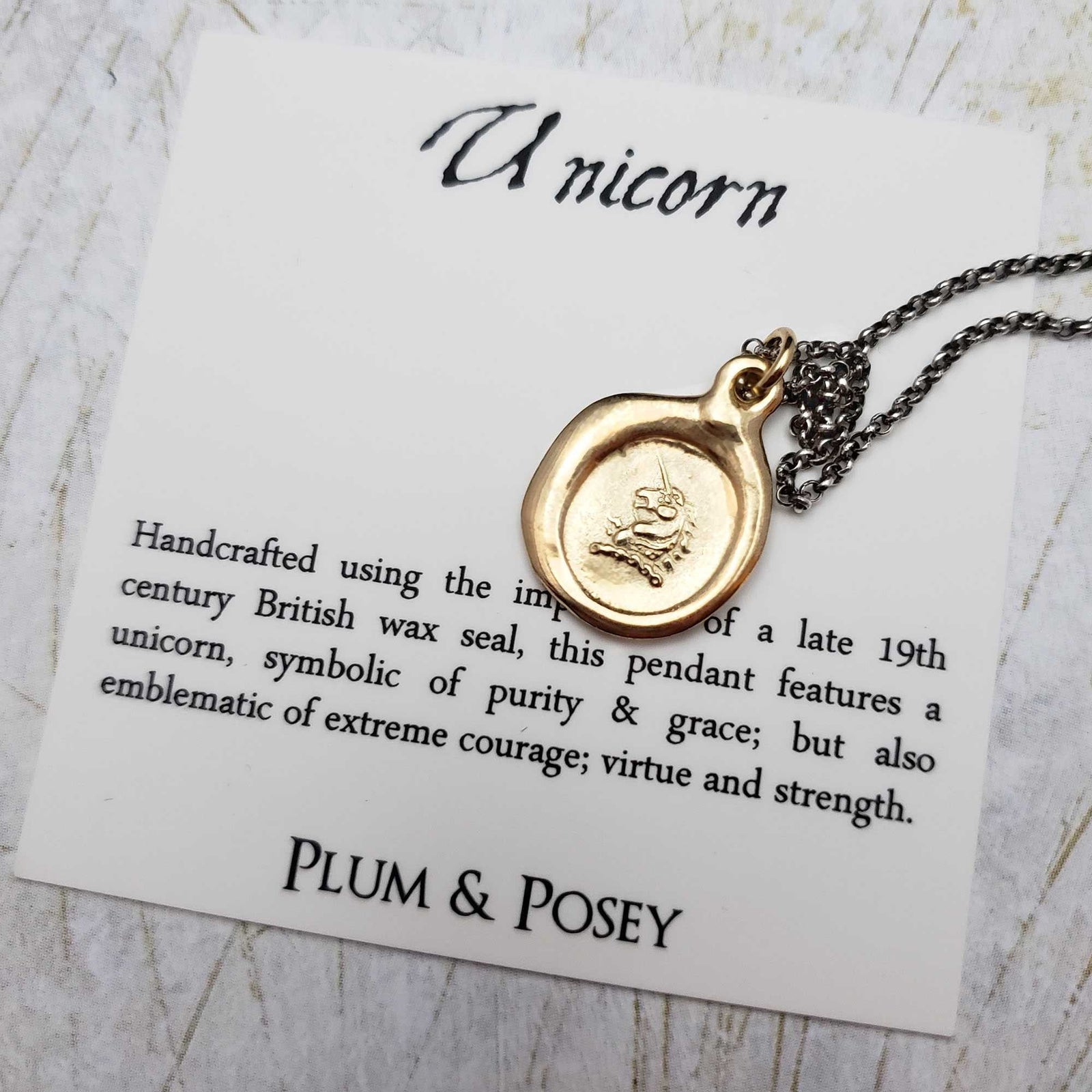Unicorn in Gold Vermeil