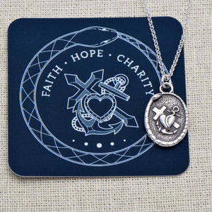 Faith, Hope & Charity - Heart, Cross and Anchor