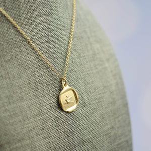 Dove - I Bring Peace in Gold Vermeil Dove