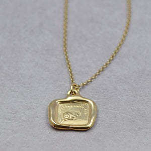 Snail  - Always at Home in Gold Vermeil