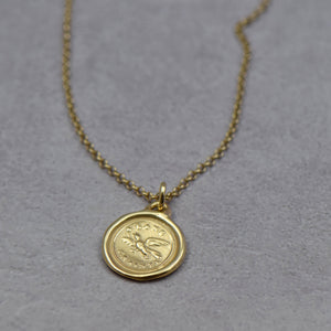 Fearless - Victorian Eagle in Gold Vermeil