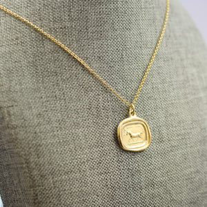 Horse - High spirited yet sensitive in Gold Vermeil