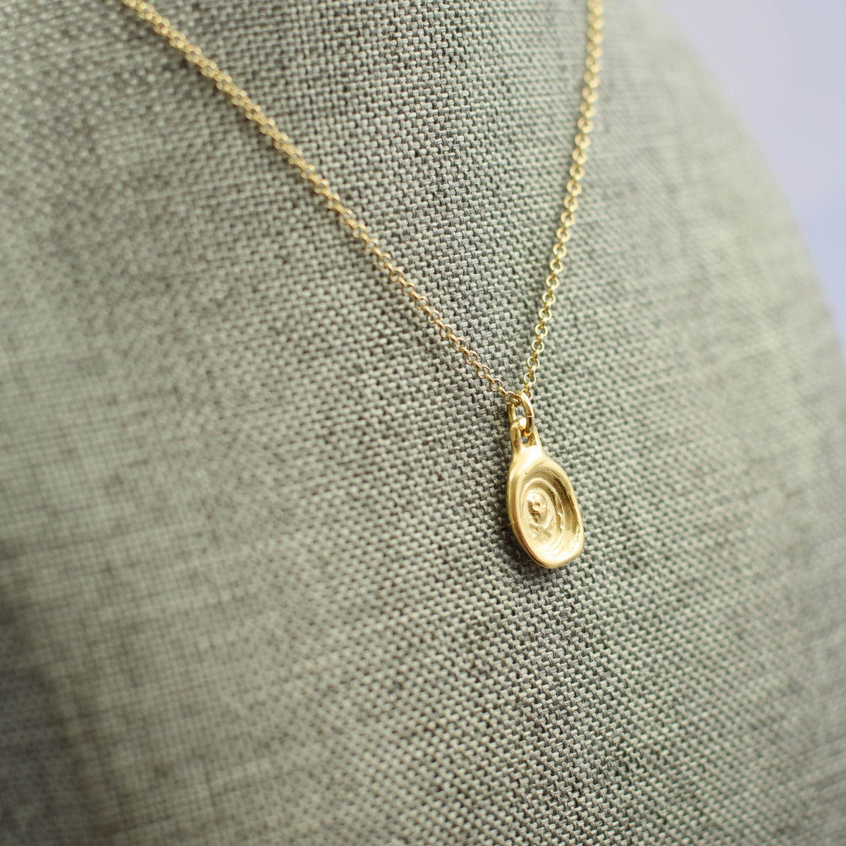 Skull and Crossbones - Memento Mori in Gold Vermeil