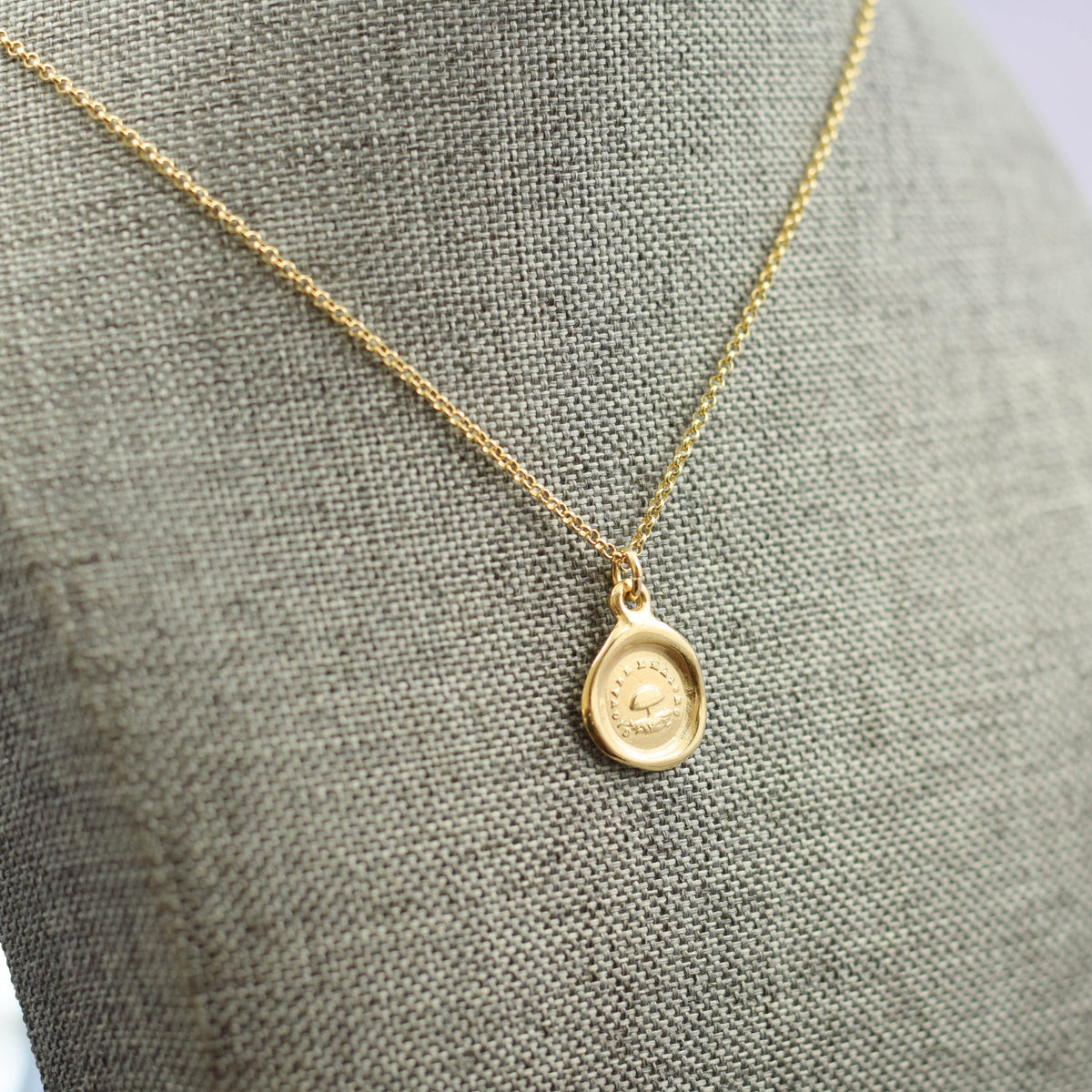 Toadstool - Young but Mature in Gold Vermeil