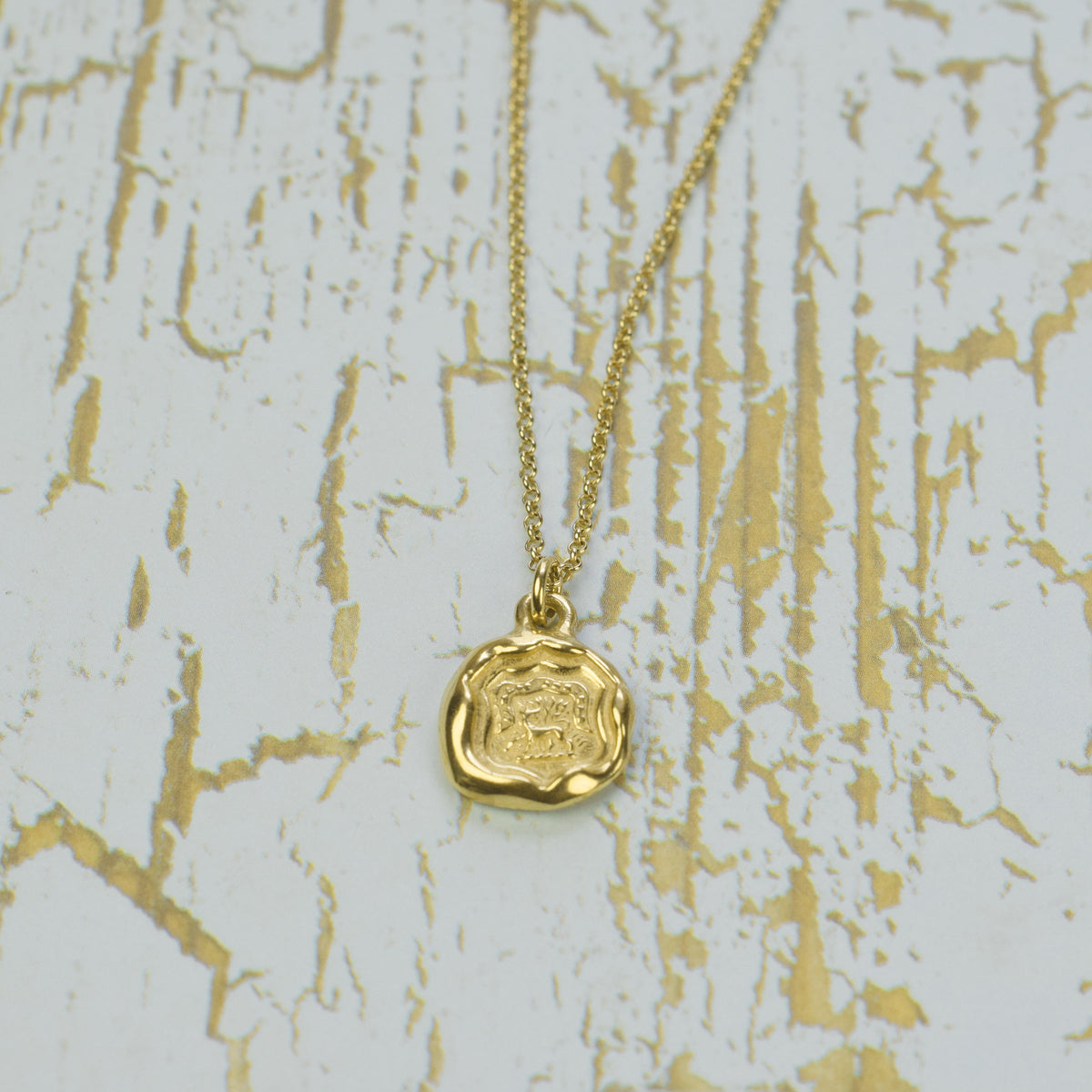 Leadership - Griffin in Gold Vermeil - Never behind