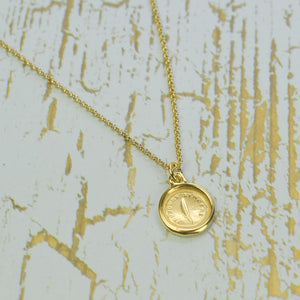 Feather - Always Sincere Feather in Gold Vermeil