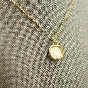 Blest Horse - Protection and good fortune in Gold Vermeil
