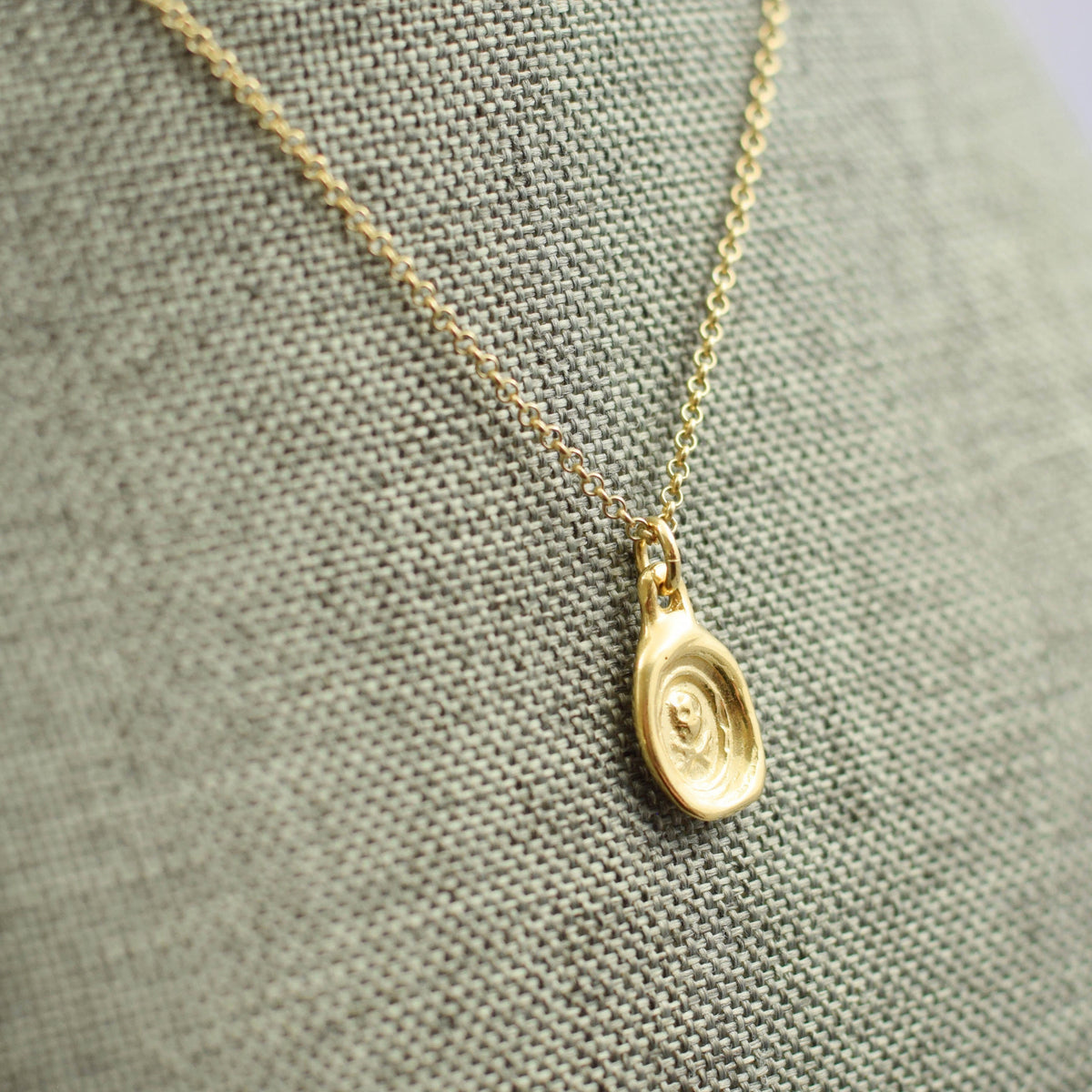 Skull and Crossbones - Memento Mori in Gold Vermeil